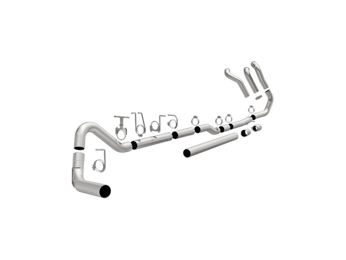 Magnaflow 17878 4" Turbo-Back Stainless Steel Custom Builder Pipe Kit, 1999-2007 Ford 7.3L 6.0L Powerstroke, All Crew & Ext. Cabs MagnaFlow