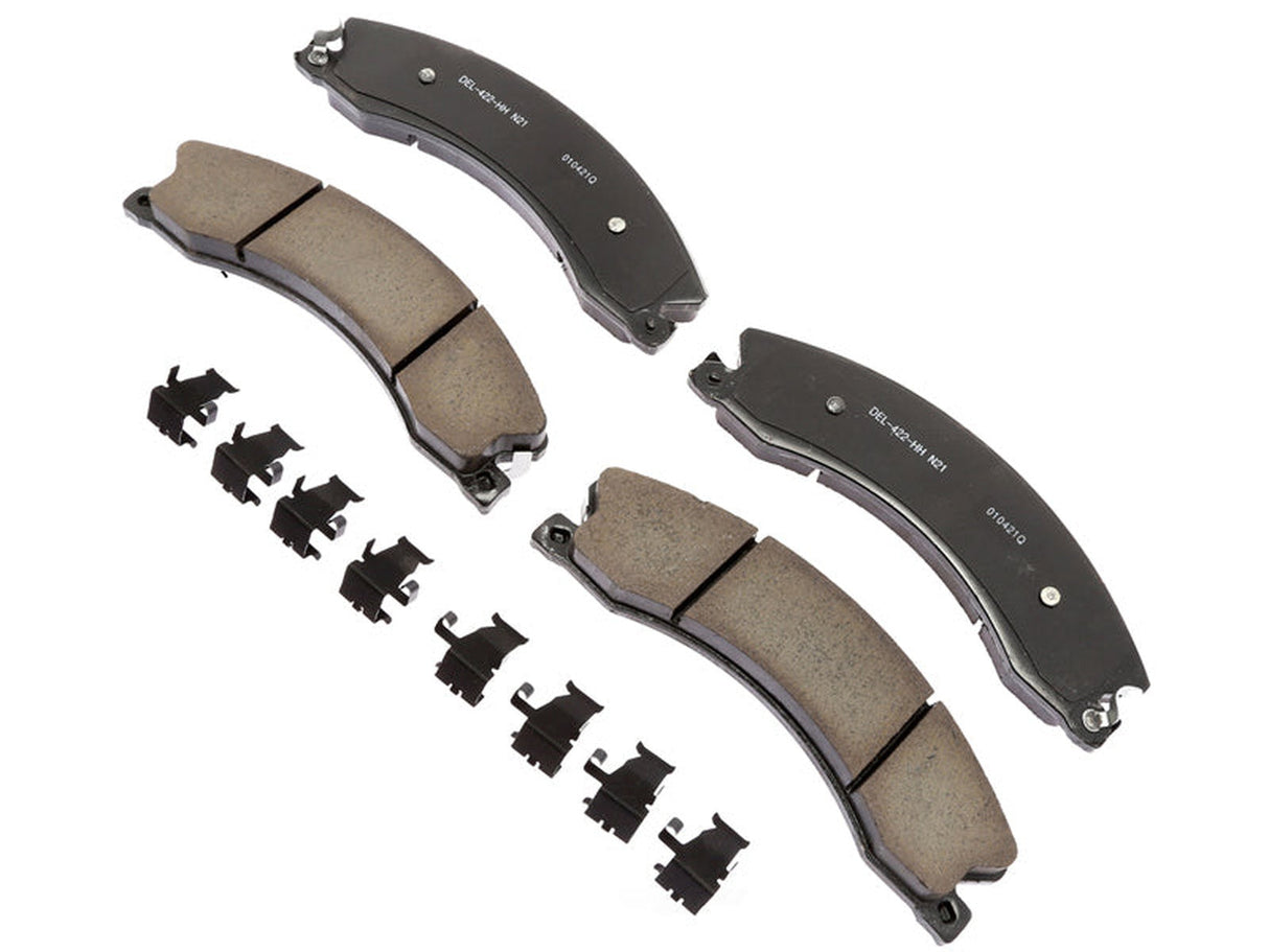 ACDelco 17D1411CHF1 Front or Rear Ceramic Brake Pads 2011-2016, 2500HD/3500 Single and Dually GM