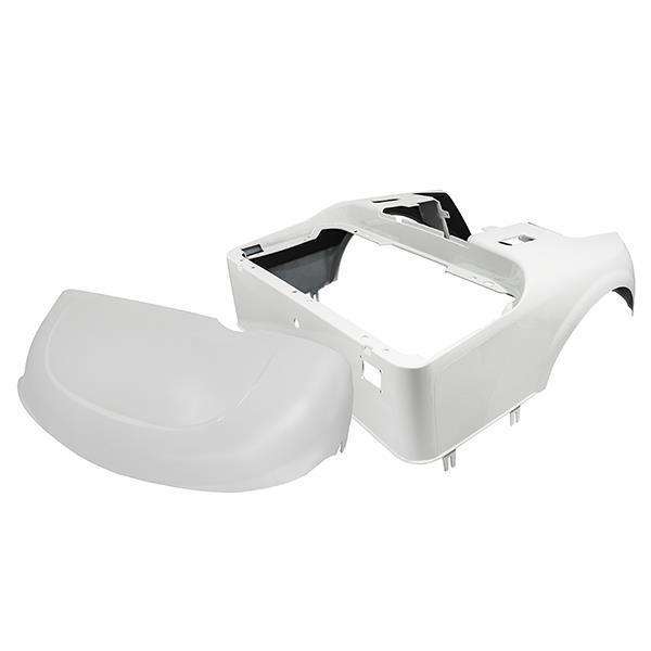 16-Up RXV Br White Body & Cowl w/o Light Cut Outs