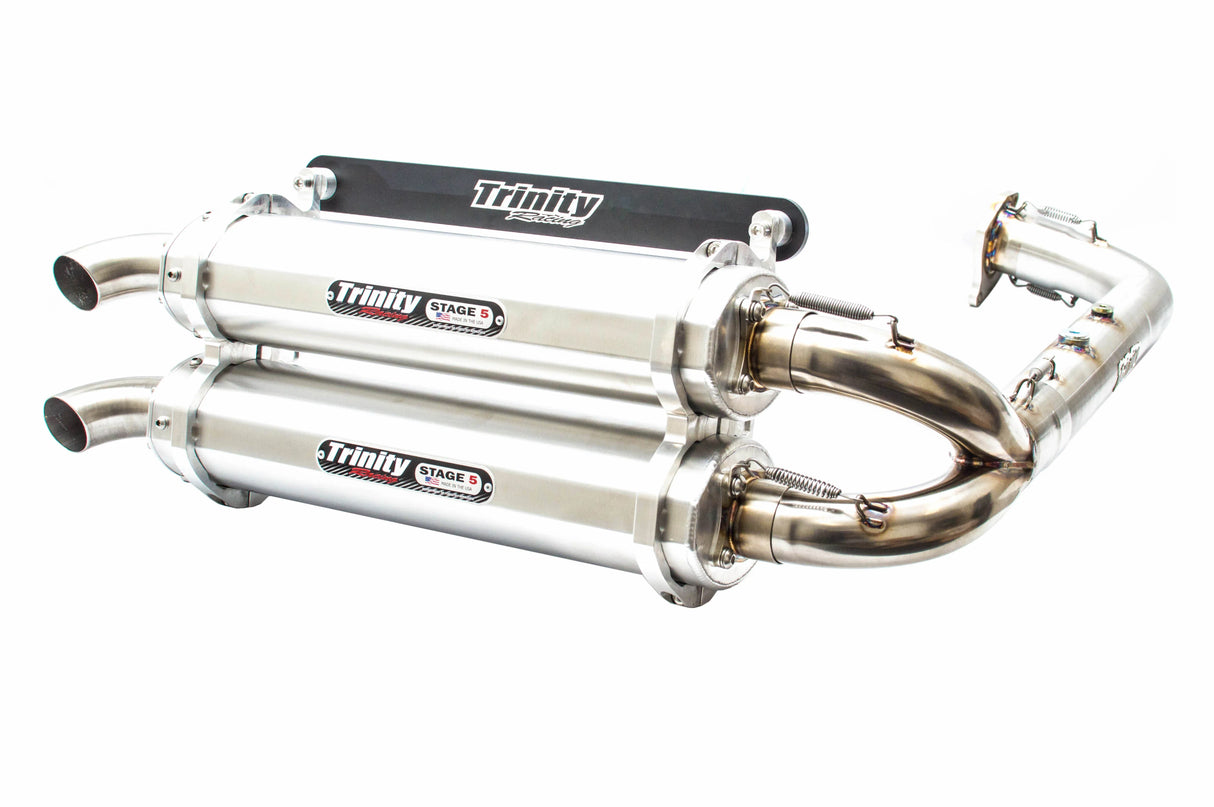 TRINITY RZR TURBO / S EXHAUST- SLIP ON/ FULL SYSTEM