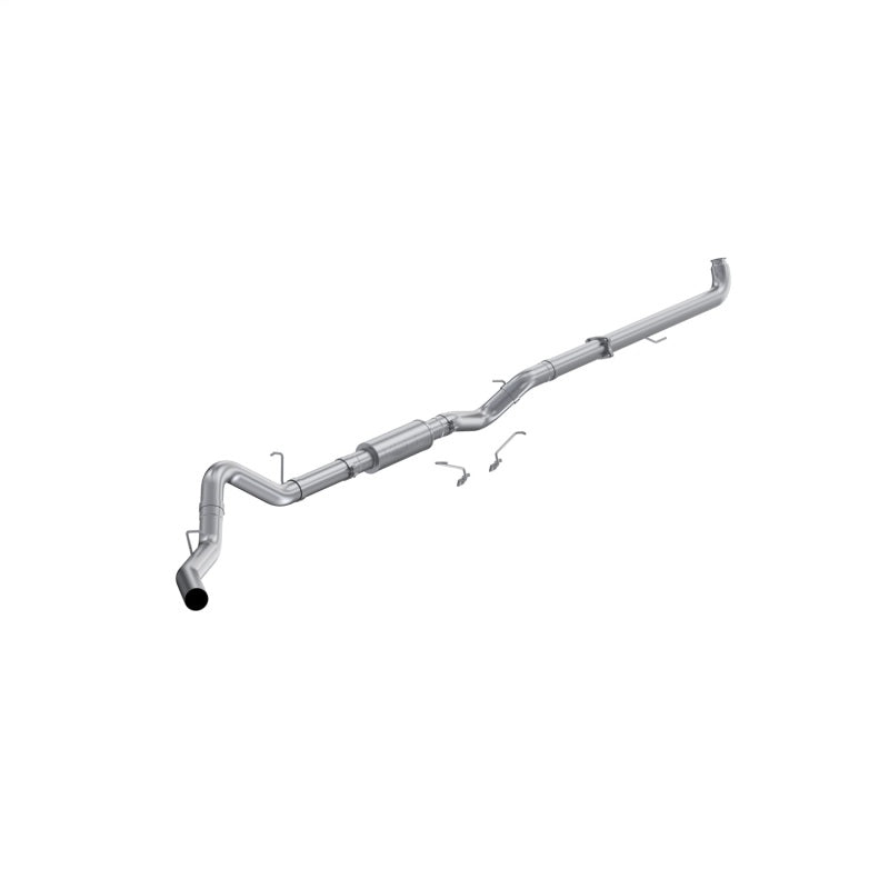 Tuyau de descente arrière de 4 pouces en acier aluminisé Duramax pour Chevrolet 2500/3500 6,6 L MBRP 01-04 Sortie latérale simple