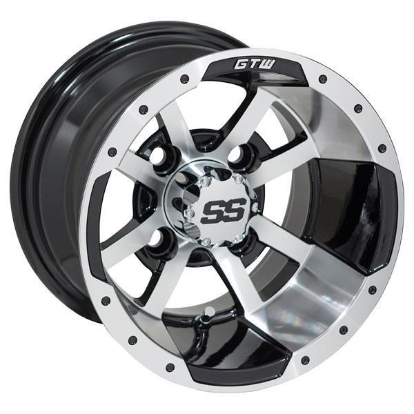 GTW Storm Trooper 10x7 | -25 Machined Black Wheel