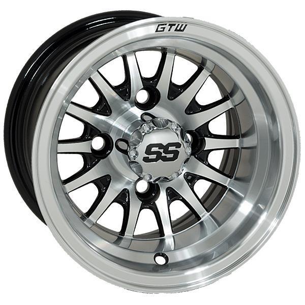 GTW Medusa 10x7 | -25 Offset Machined Black Wheel