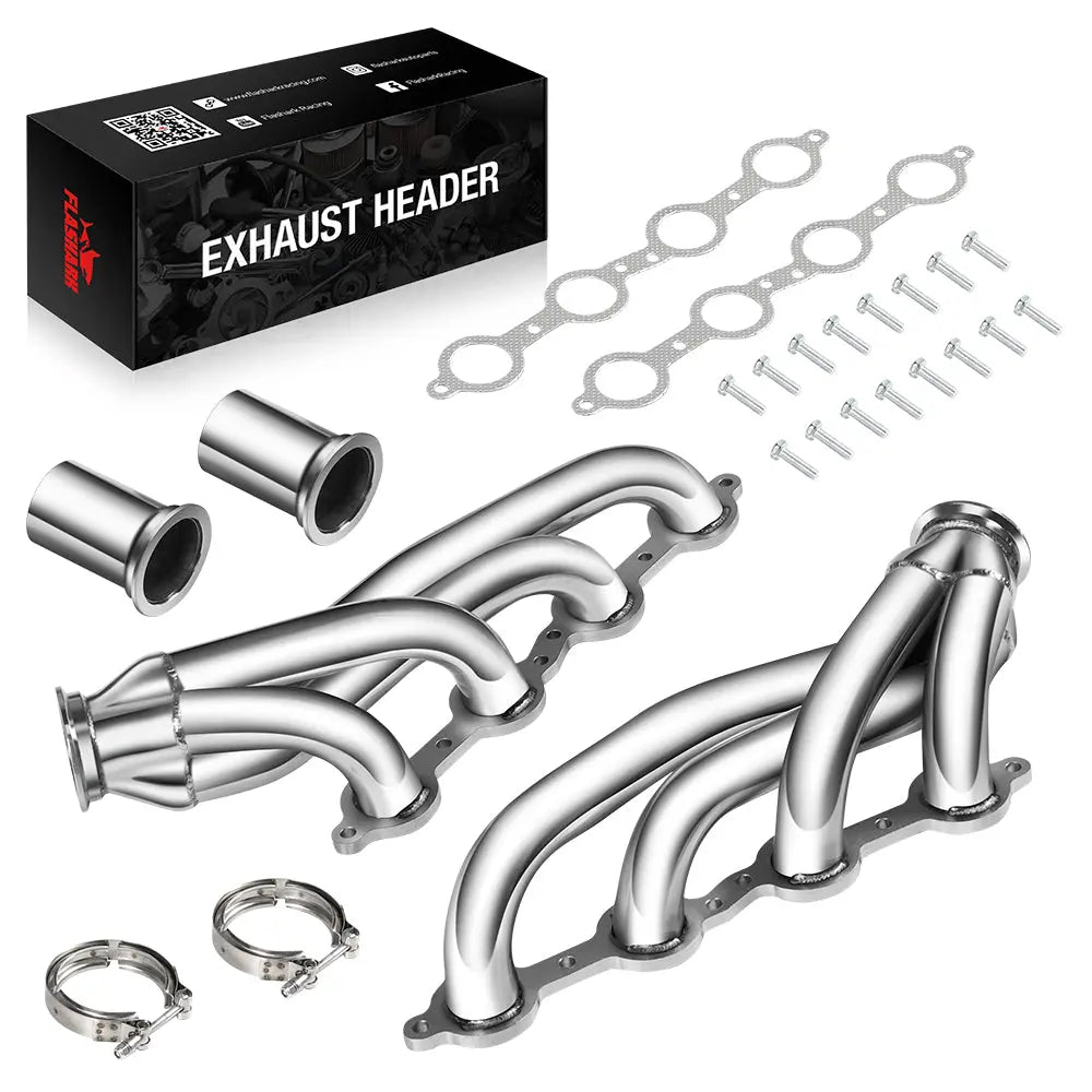 LS Performance Headers for 1960s-1987 Chevy Camaro, Nova, Chevelle, C10, K10 & Pontiac Firebird | Fits LS1 LS2 LS3 LS6 LS9 V8 Motors Flashark