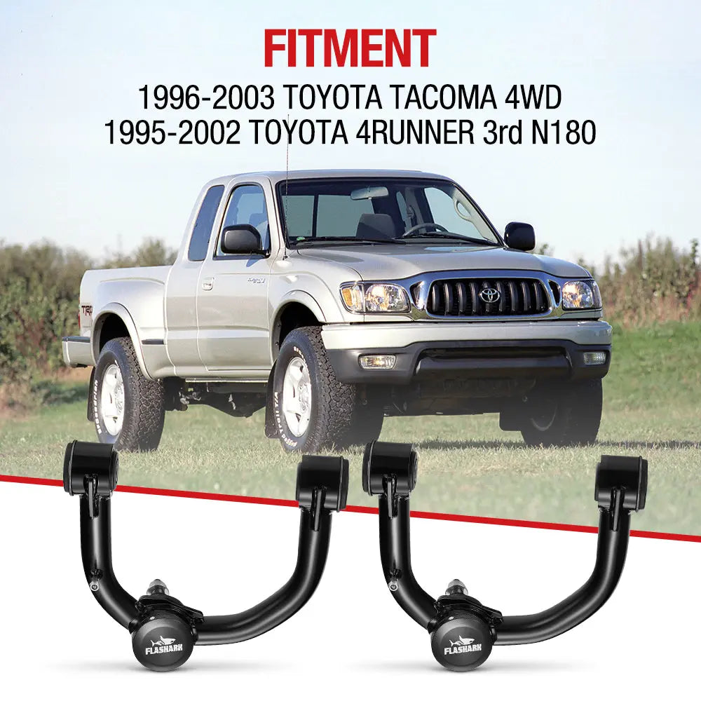 1996-2004 Toyota Tacoma 4Runner 6 Lug Lifted Front Upper Control Arms 2 Inch-4 Inch