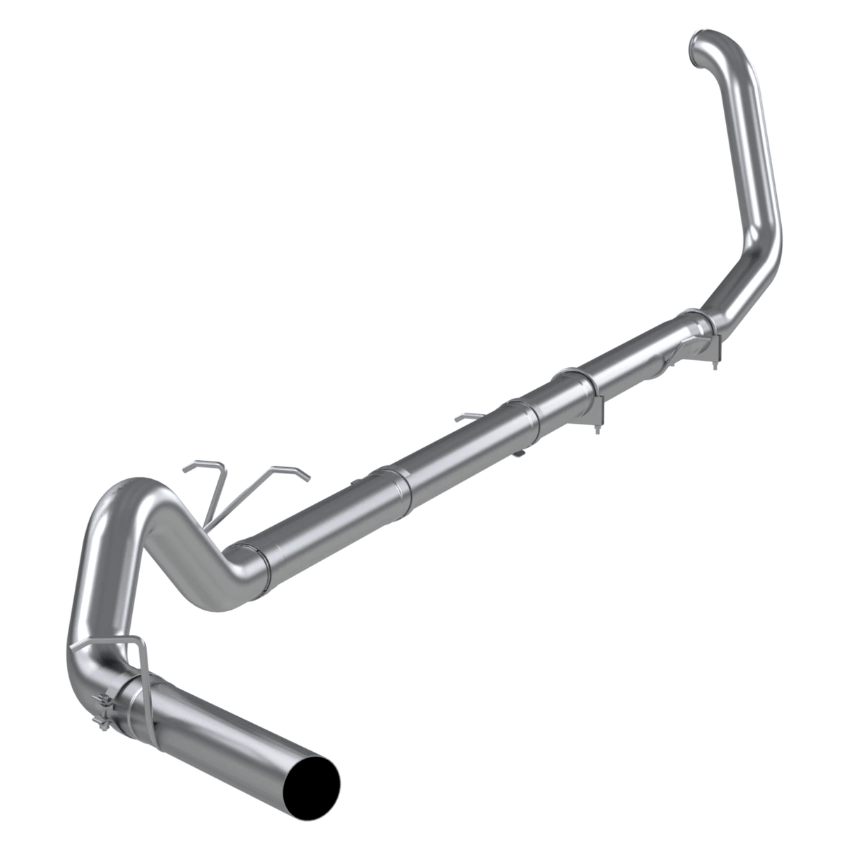 1999-2003 Powerstroke 7.3L Stainless Steel 4" Turbo Back Exhaust (S6200SLM)