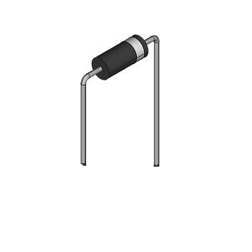 Zener Diode 6.2 V 500 mW ±5% Through Hole DO-204AH (DO-35) TekShack