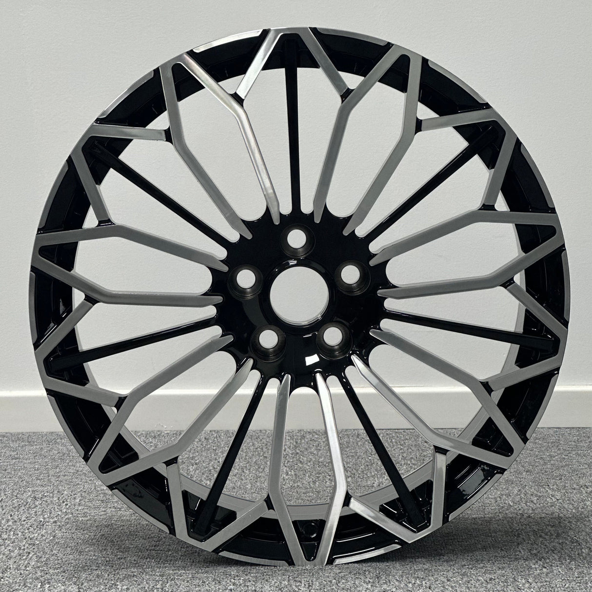 Lexus RX Style Wheels Aviation Grade Forged Aluminum Alloy Rims 20 x 8.0 5x114.3 Black Machine Face Set of 4