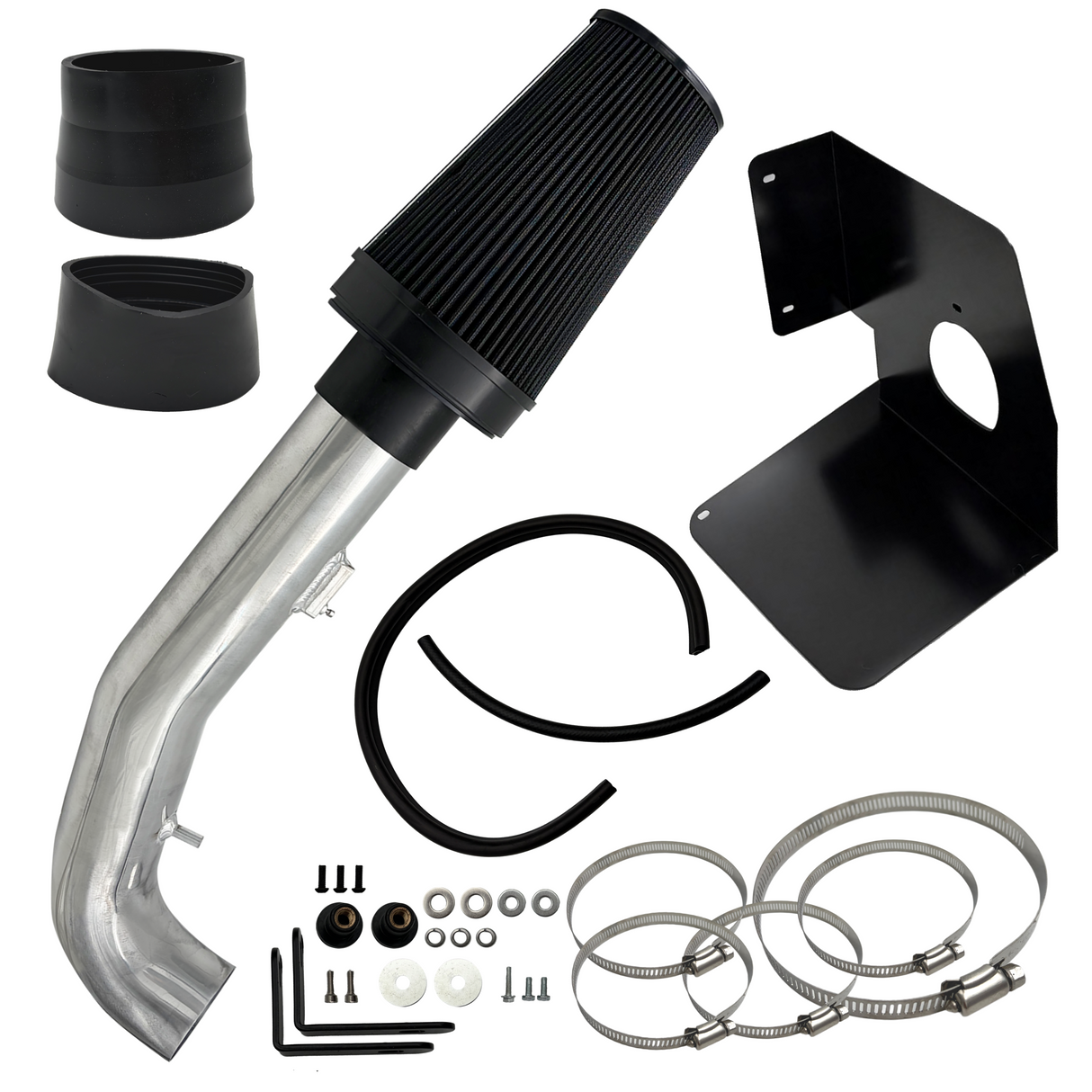 Trucktok 2009-2013 4.8L 5.3L 6.0L Chevy GMC 1500 Cold Air Intake w/Heat Shield TruckTok