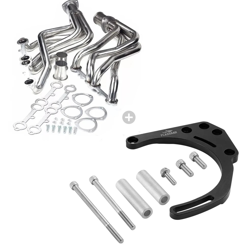 Exhaust Header for 1973–1985 Chevrolet C10 Pickup K5 Blazer Suburban丨5.0L/5.7L V8 Small Block