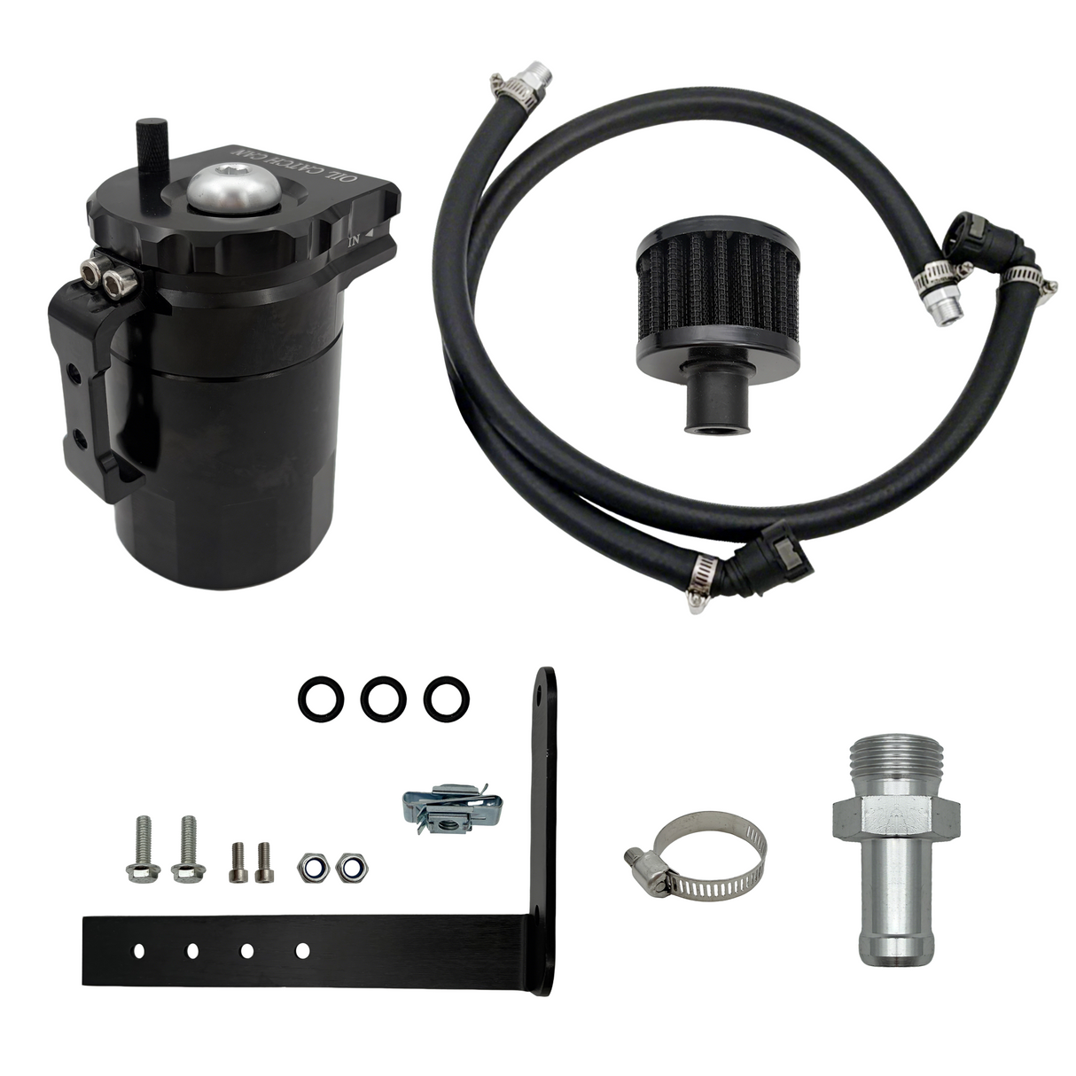 Trucktok 2011-2021 Ford 2.7L 3.5L 5.0L F150 Raptor Expedition Oil Catch Can Separator Kit TruckTok
