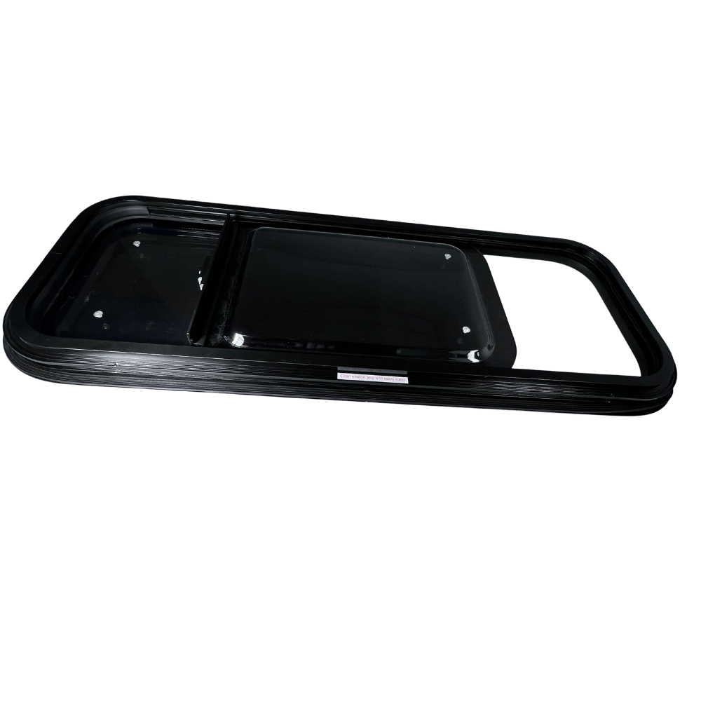 Acrylic Slider Window w/ Clamp Ring (Passenger Side) for Sprinter Van Wideout S&B