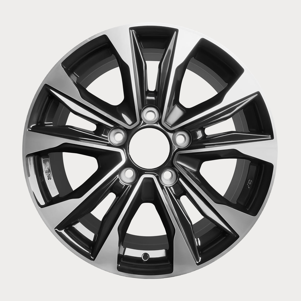 21x8.5 5x150 Black Machine Face 4 pcs Wheels That Fits Lexus LX