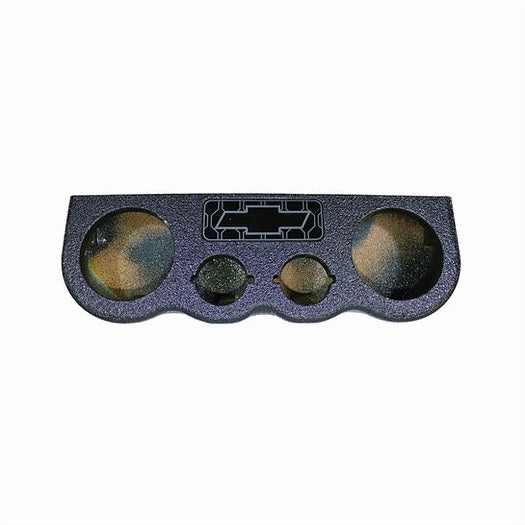 Dual 6.5" Speaker & Pro Tweeter Chevy Logo Mini Roof Rack Box Moon Car Stereo