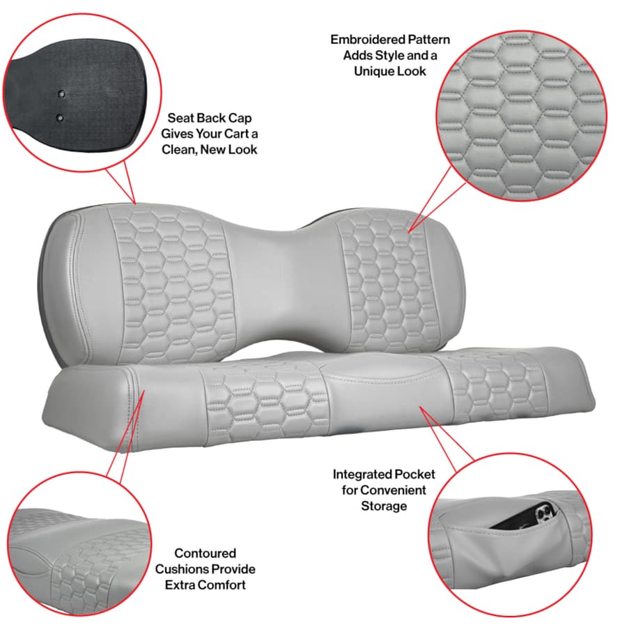 MadJax Colorado Seats for Genesis rear seat kits Light Graphite