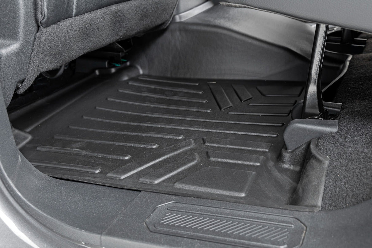 Rough Country Floor Mats Front & Rear Ford Bronco 4WD 2021-2026 M-51602