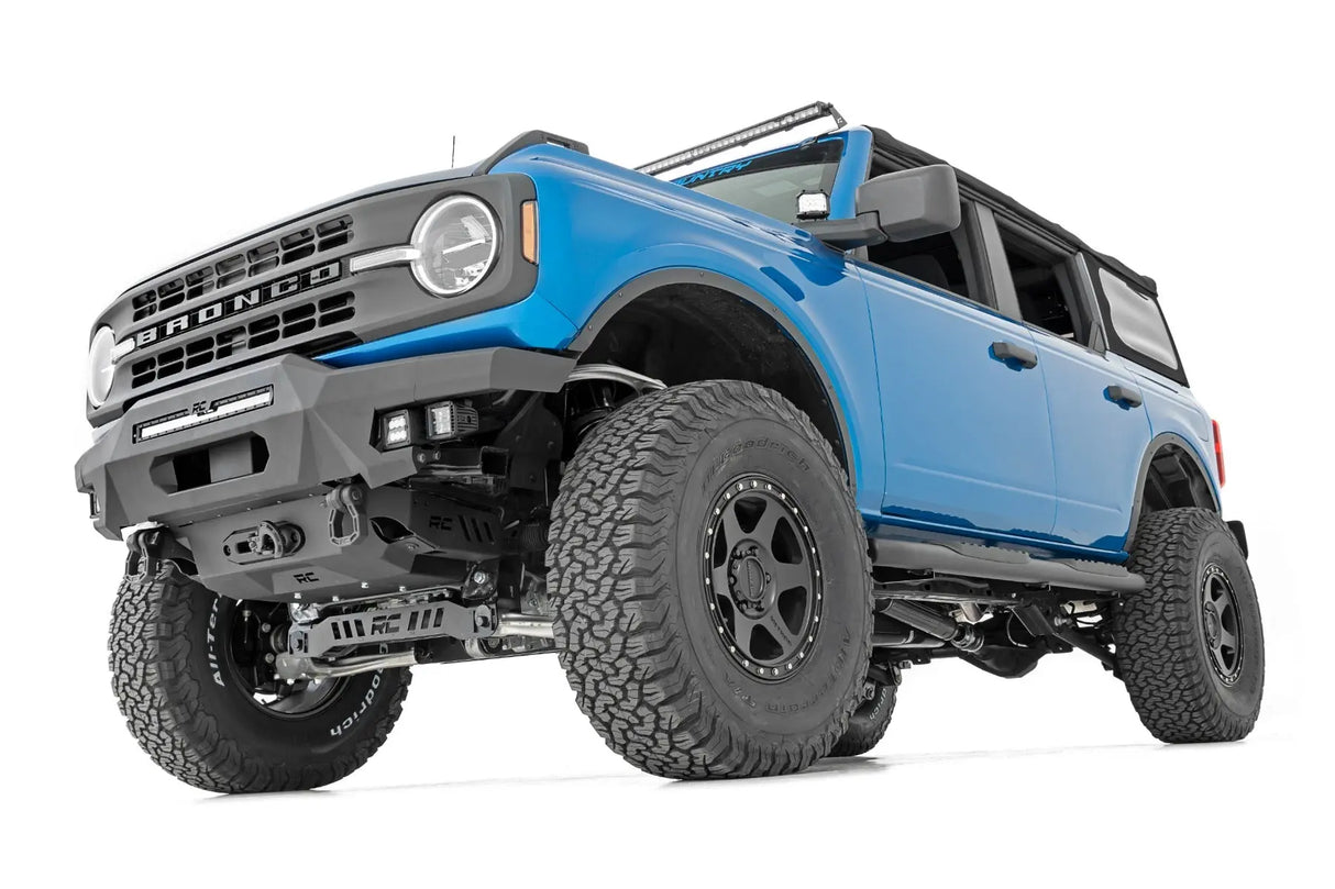 Rough Country Oval Nerf Steps 4-Door Ford Bronco 4WD 2021-2026 21011