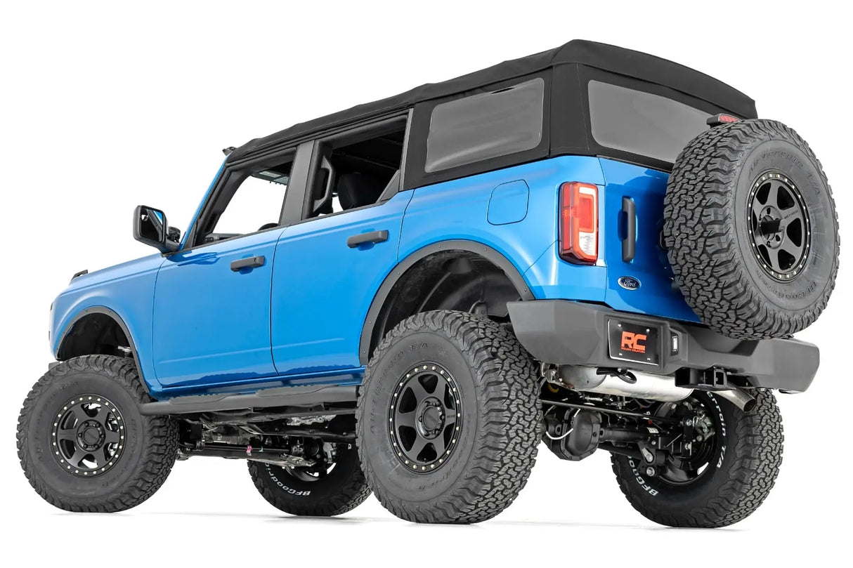 Rough Country Oval Nerf Steps 4-Door Ford Bronco 4WD 2021-2026 21011