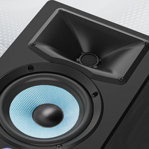 ASM-65X 6" Professional Full Range Studio Monitor Speaker with Built-In DSP Audiopipe