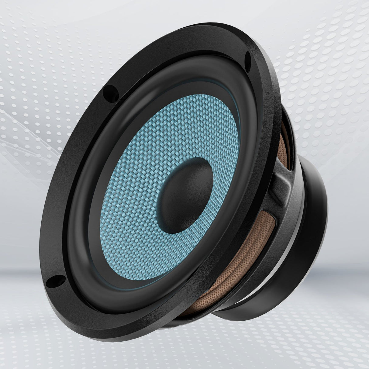 ASM-65X 6" Professional Full Range Studio Monitor Speaker with Built-In DSP Audiopipe