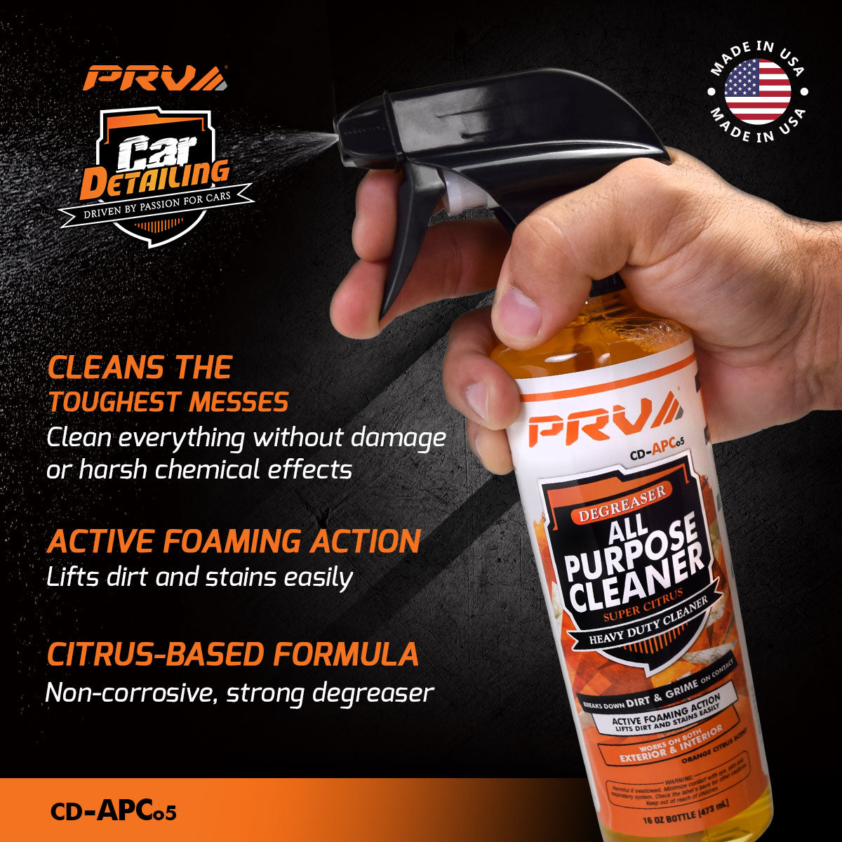 PRV Audio CD-APCo5 All Purpose Cleaner Degreaser 16 fl oz