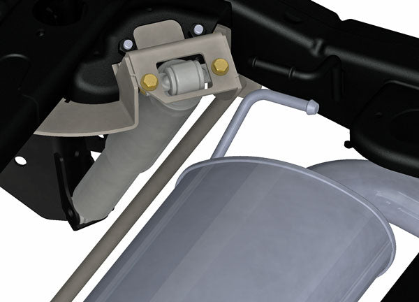 Jeep JK Rear Upper Shock Mount Extension Brackets