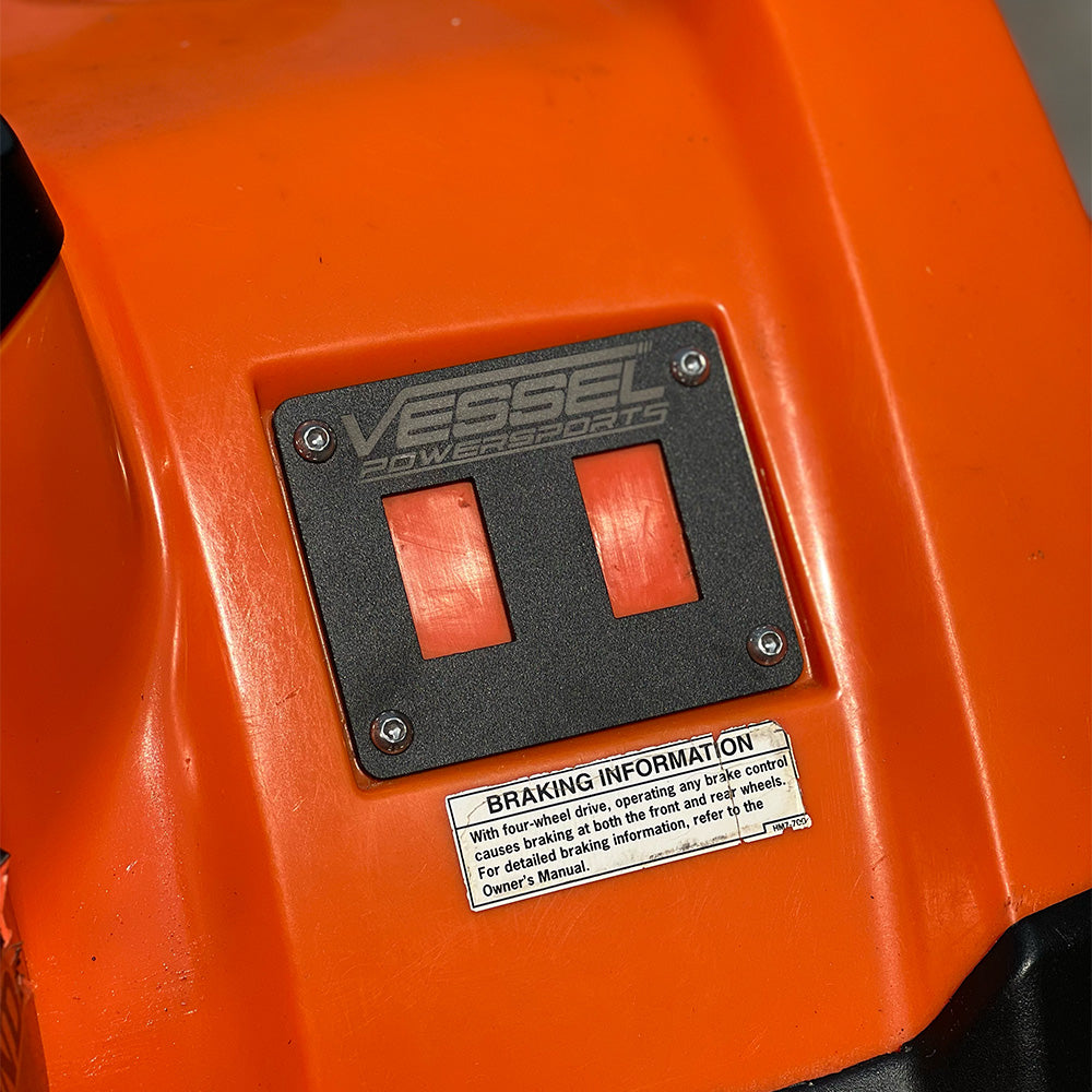 2 Switch Panel for 2014+ Honda Rancher, Foreman, Rubicon Vessel Powersports