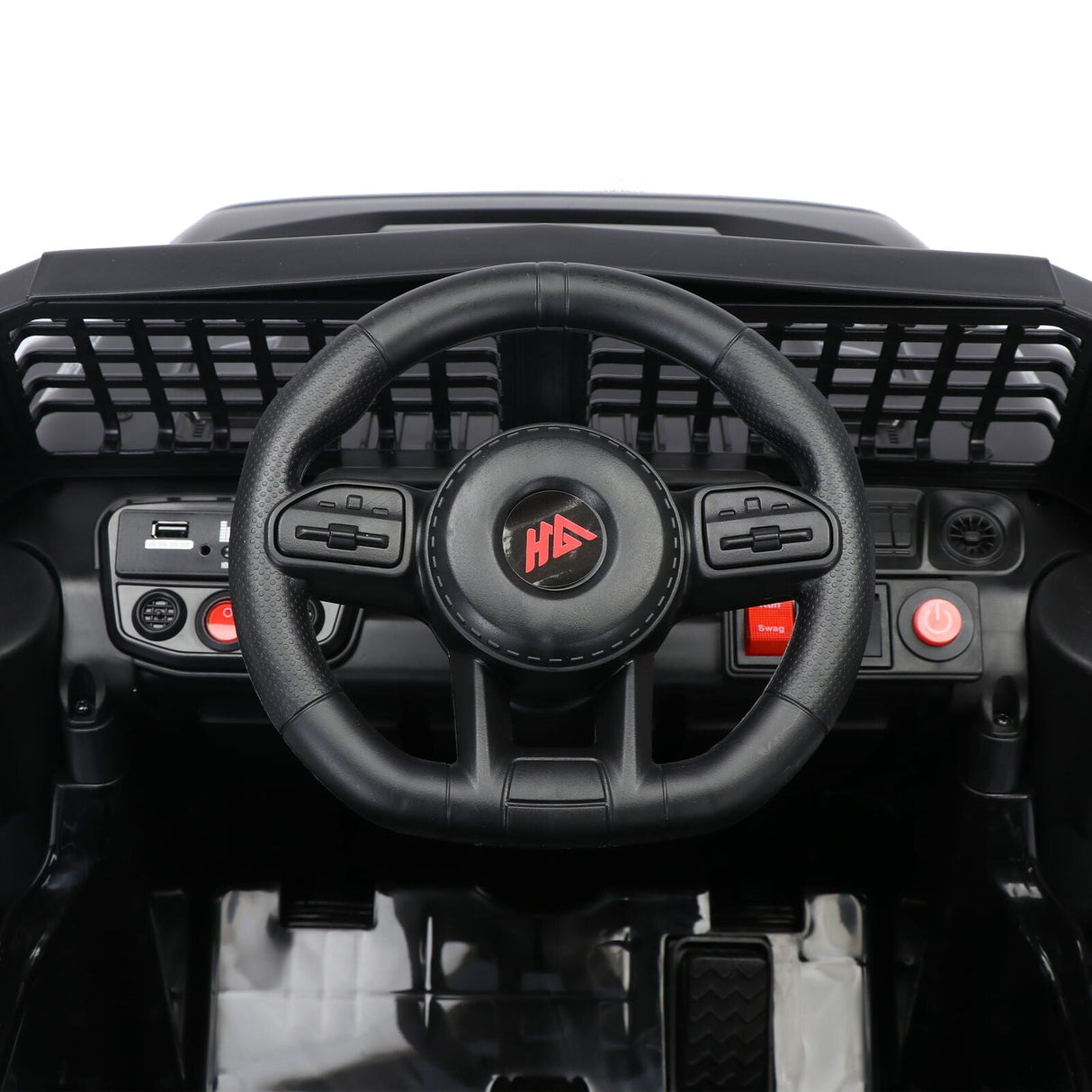 2.4G Remote Control Electric Ride-On Truck for Kids with Parental Control - 12V7A