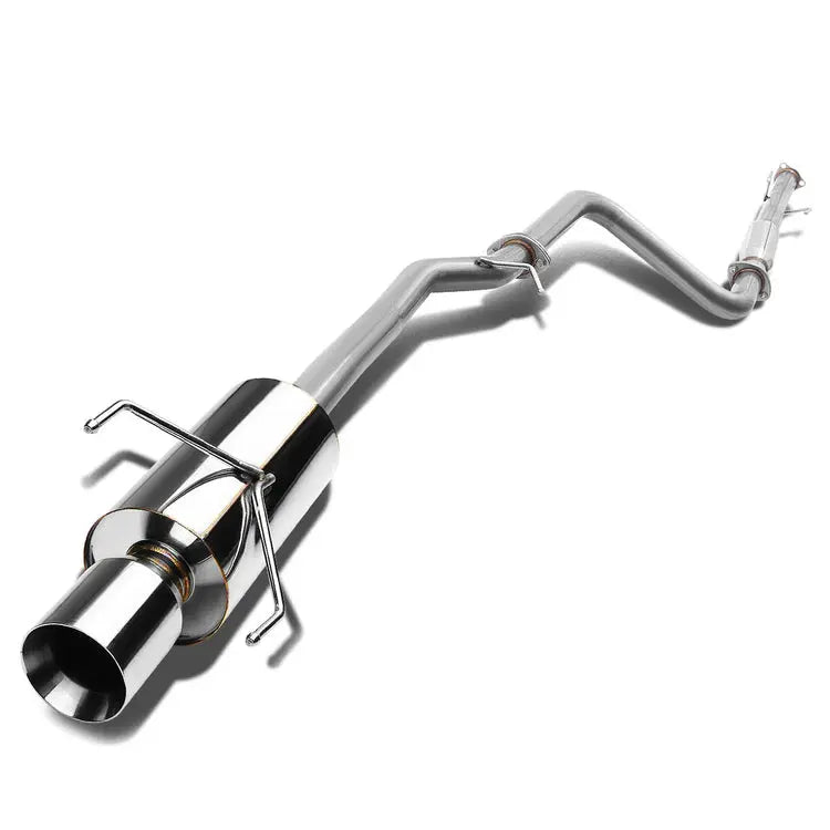 1990-1993 Honda Accord Catback Exhaust 2.5" Pipe 4" Tip N1 Style 2.2L SOHC