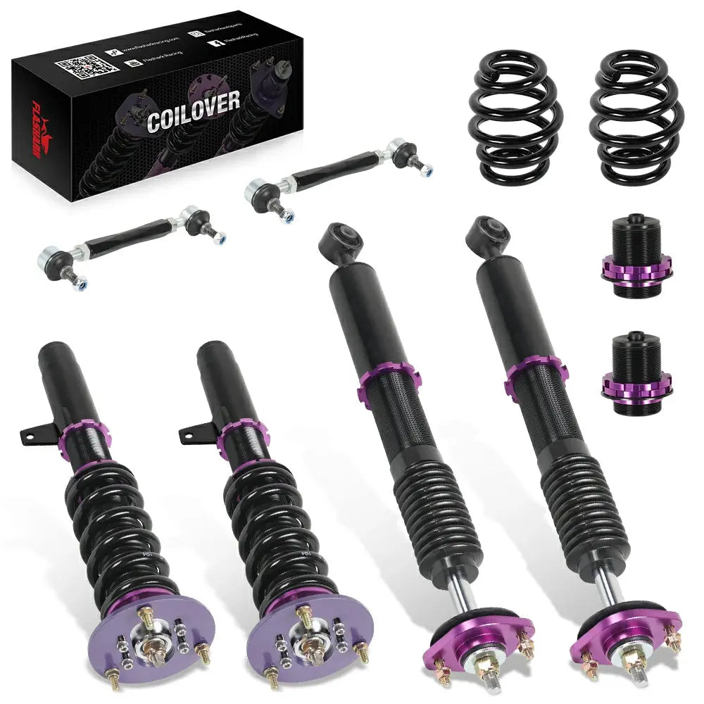 BMW 3-Series E46 Coilovers for 1998-2005 318i/323i/325i/325xi/325Ci/328i/328Ci/330i/330xi - 4PCS