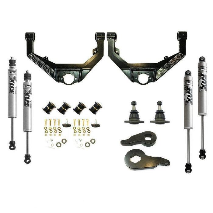 2001-2010 Duramax Kryptonite Stage 3 Leveling Kit w/ Fox Shocks (KR10STAGE3FOX)