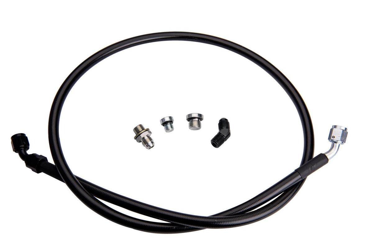 2001-2016 Duramax with 1/4 NPT Turbo Oil Inlet (s300/s400) Remote Turbo Oil Feed Line Kit (FPE-DTFL-S3S4-0116)
