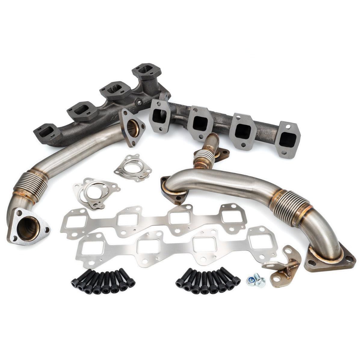 2001-2024 Duramax PPE High-Flow Exhaust Manifold & Up-Pipe Kit (116111035)