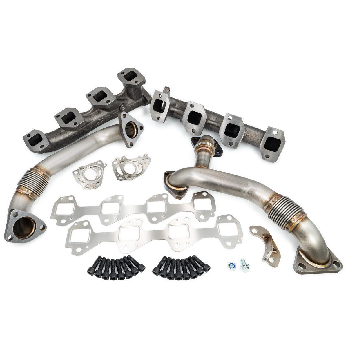 2001-2024 Duramax PPE High-Flow Exhaust Manifold & Up-Pipe Kit (116111035)