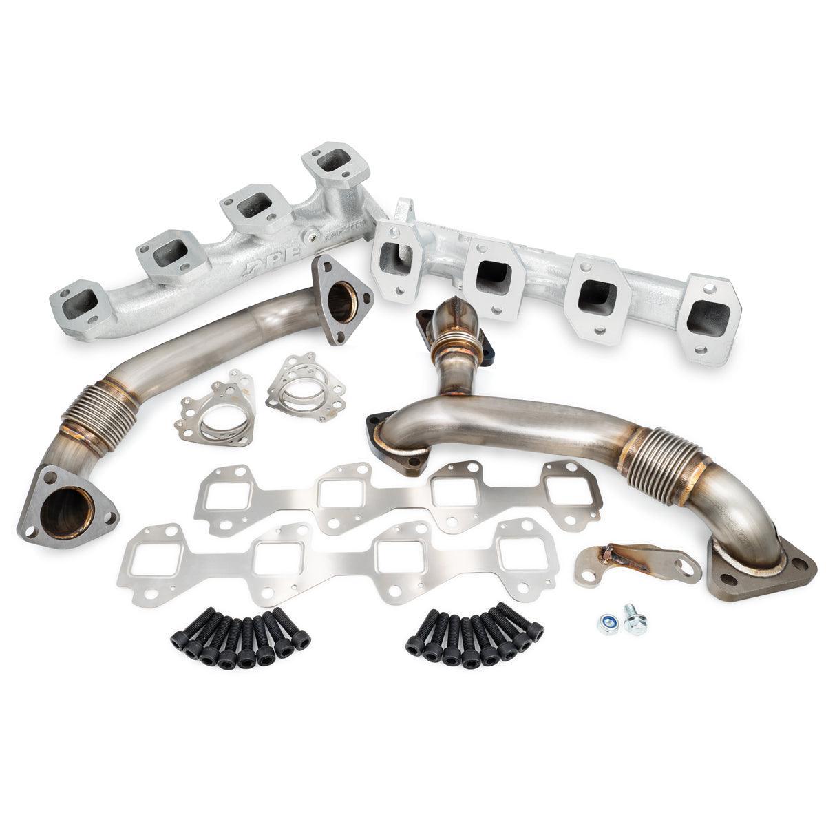 2001-2024 Duramax PPE High-Flow Exhaust Manifold & Up-Pipe Kit (116111035)