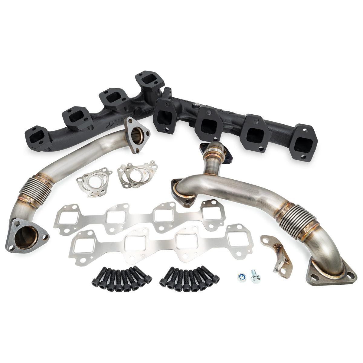 2001-2024 Duramax PPE High-Flow Exhaust Manifold & Up-Pipe Kit (116111035)