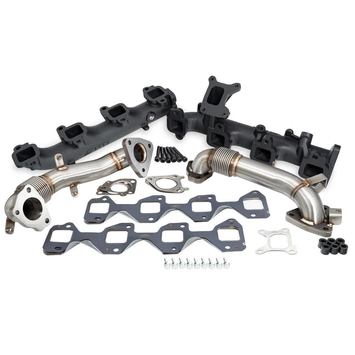 2001-2024 Duramax PPE High-Flow Exhaust Manifold & Up-Pipe Kit (116111035)