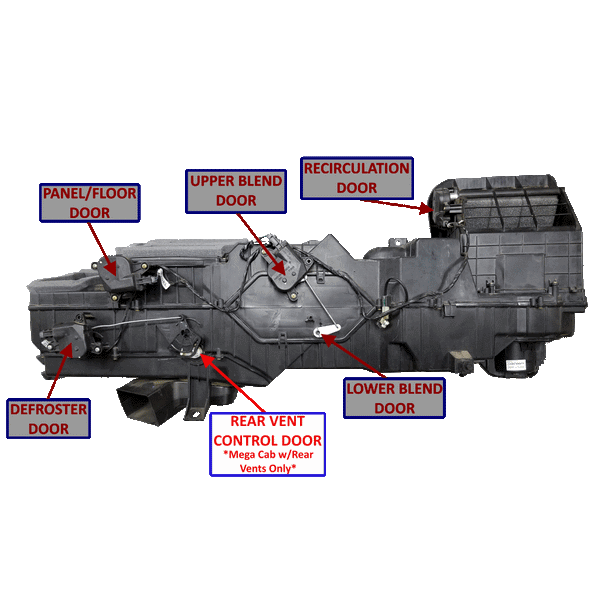 2002-2009 Cummins 5.9L/6.7L 3rd Gen Intermediate Cam Gear Mega Cab - Rear Vent Only (DT-MC-ICG)