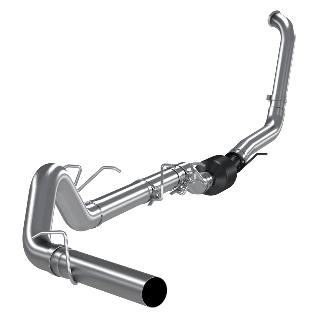 2003-2007 Powerstroke 6.0L Aluminized 4" Turbo Back Exhaust (S6212PLM)