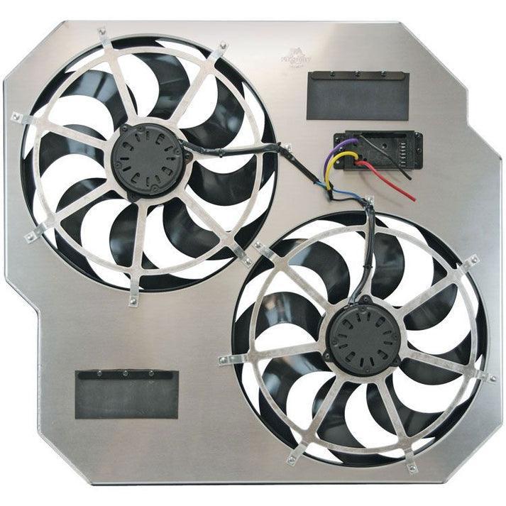 2003-2009 Cummins 5.9L/6.7L Direct-fit Dual Electric Fan System (104641)