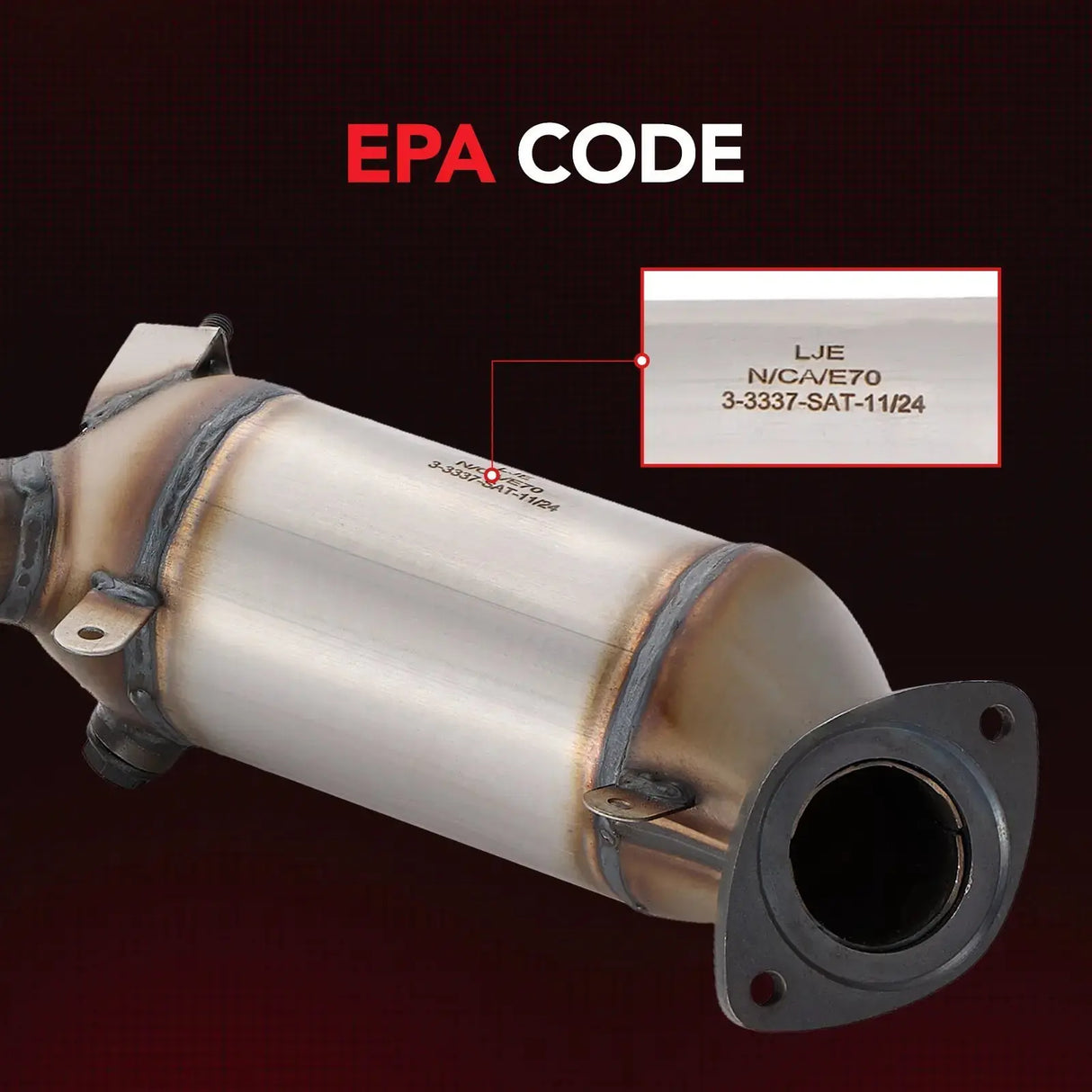 Direct-Fit Catalytic Converter for 2004-2006 Toyota Sienna 3.3L FWD - EPA Compliant