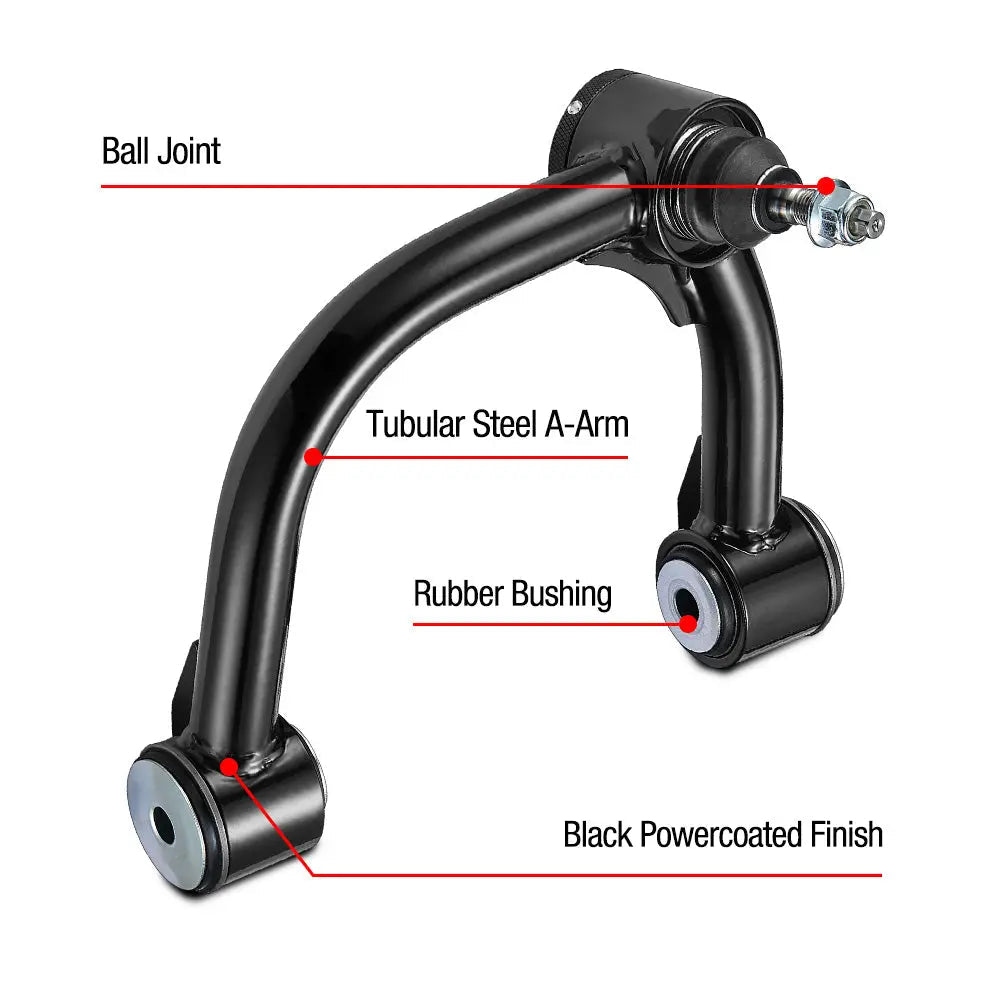 2005-2023 Toyota Tacoma Prerunner 6 Lug Lifted Front Upper Control Arms 2 Inch-4 Inch Flashark