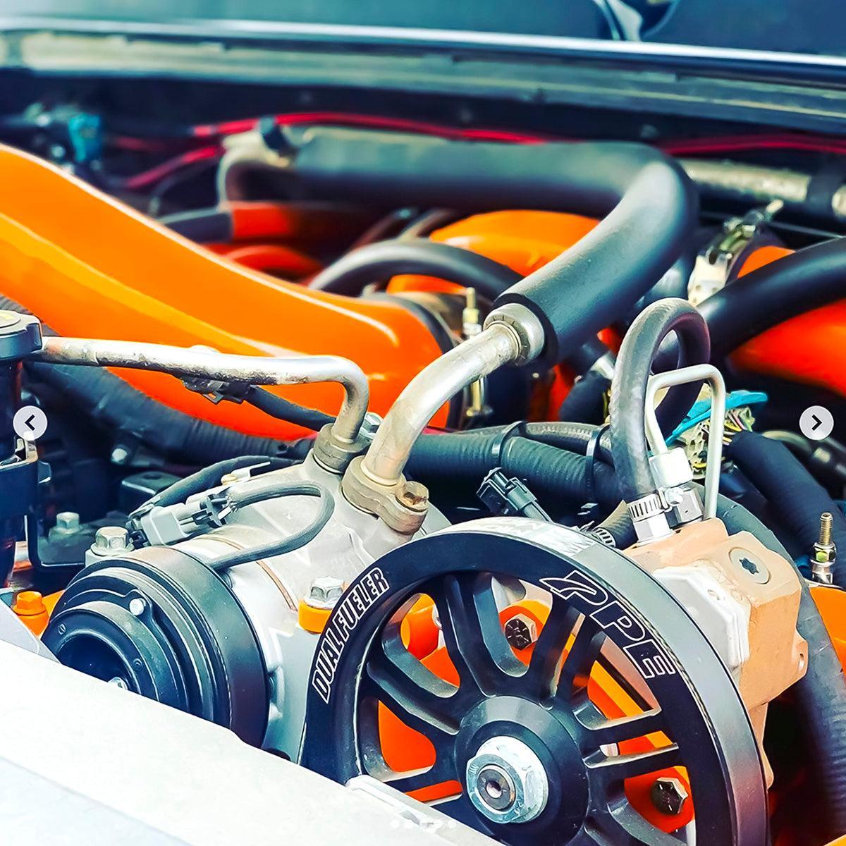 2006-2010 Duramax LLY/LBZ/LMM Performance Silicone Upper & Lower Coolant Hose Kit (119020200)