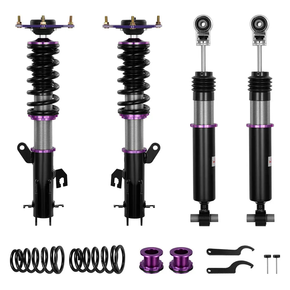 2007-2012 Nissan Sentra 32-Way Damping Coilover Shock Absorbers Struts | Flashark