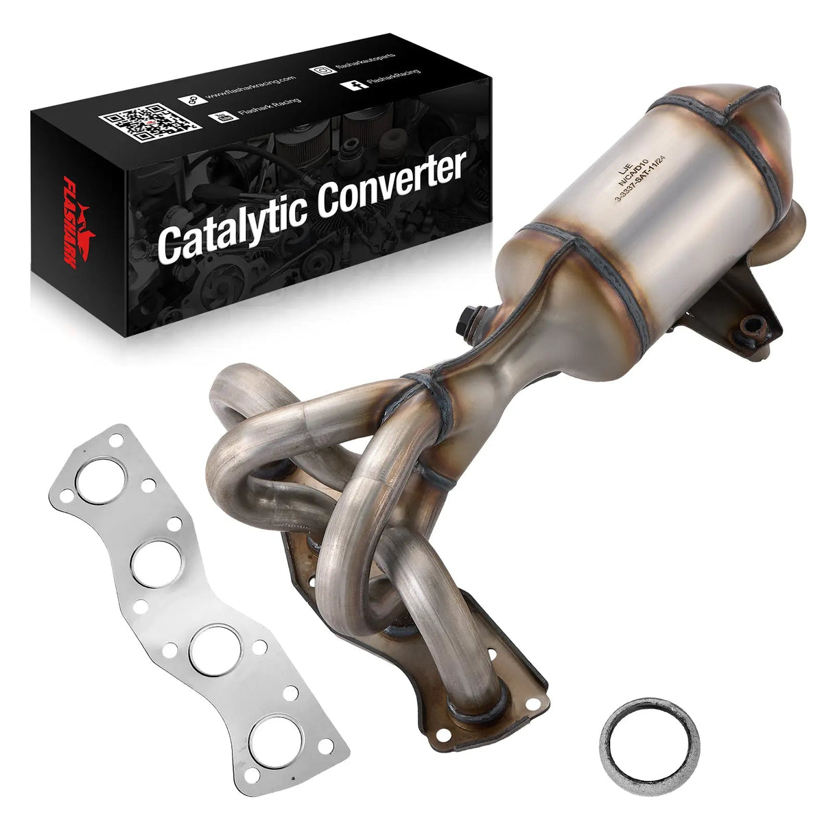 Exhaust Manifold Catalytic Converter For 2007-2015 Mini Cooper 1.6L-Direct Fit,E.P.A. Compliant Flashark