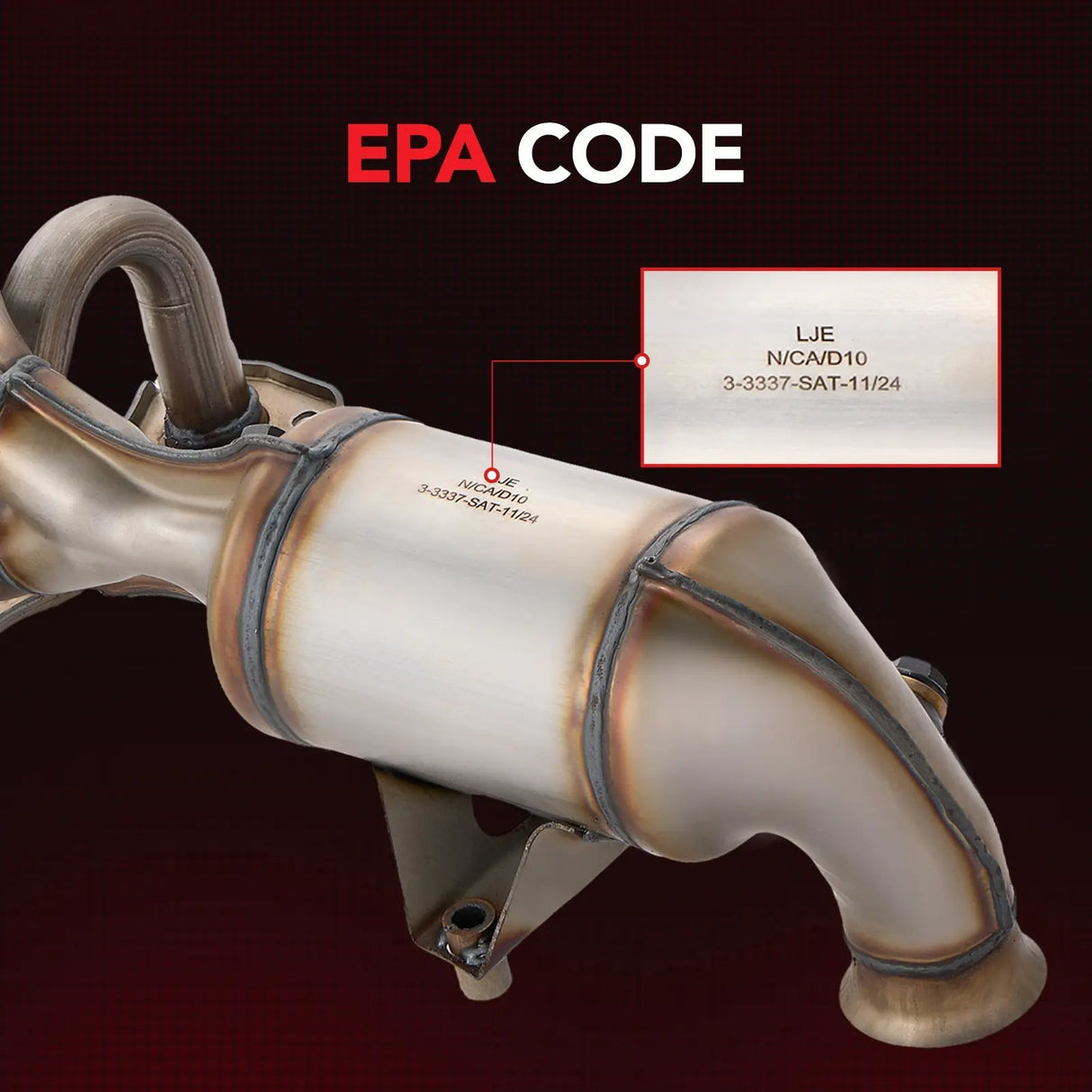 Exhaust Manifold Catalytic Converter For 2007-2015 Mini Cooper 1.6L-Direct Fit,E.P.A. Compliant Flashark