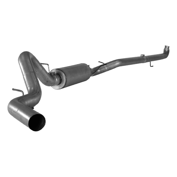 2007.5-2010 Duramax 4" Downpipe Back Exhaust w/ Muffler (431010)
