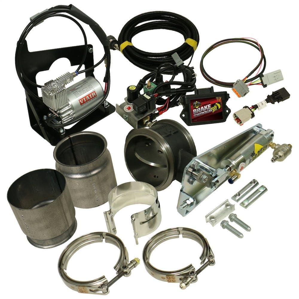 2007.5-2017 Cummins 6.7L 4" Remote Mount Exhaust Brake w/ Compressor (1027344)