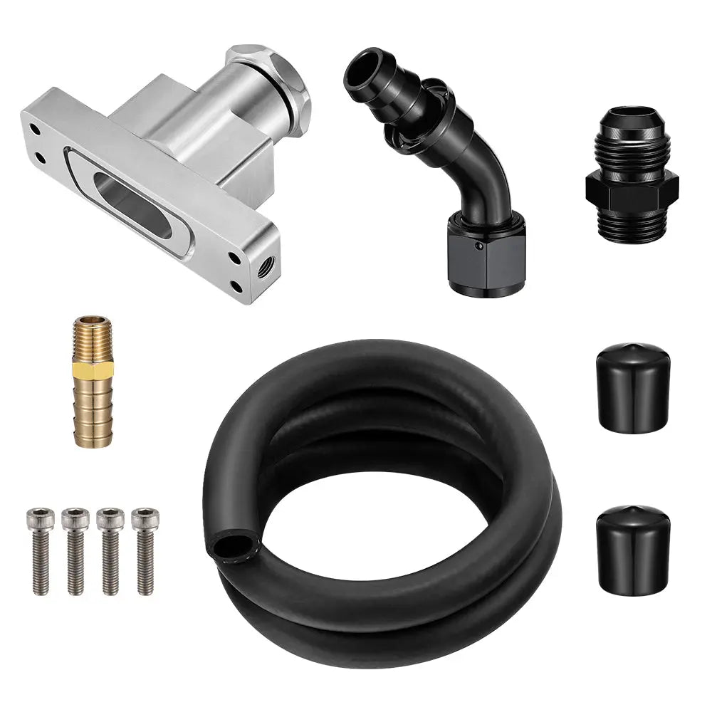 2008-2010 6.4L Powerstroke CCV PCV ReRoute Delete Kit Diesel Ford F250 F350 F450 F550