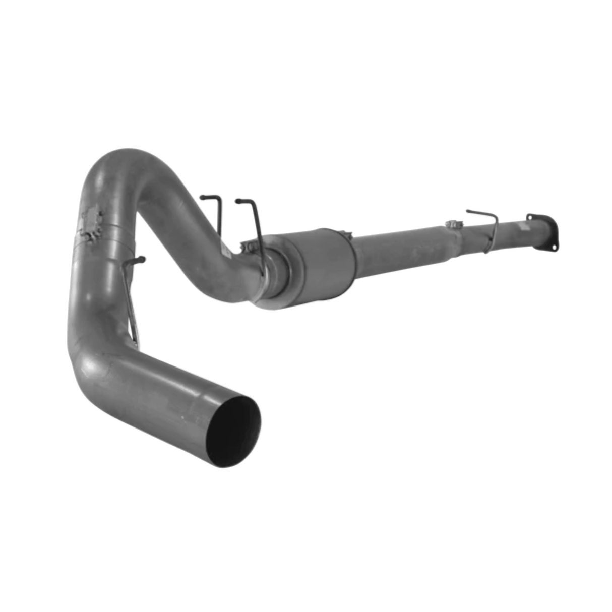 2008-2010 Powerstroke 6.4L 4" Downpipe Back Exhaust w/ Muffler (421006)